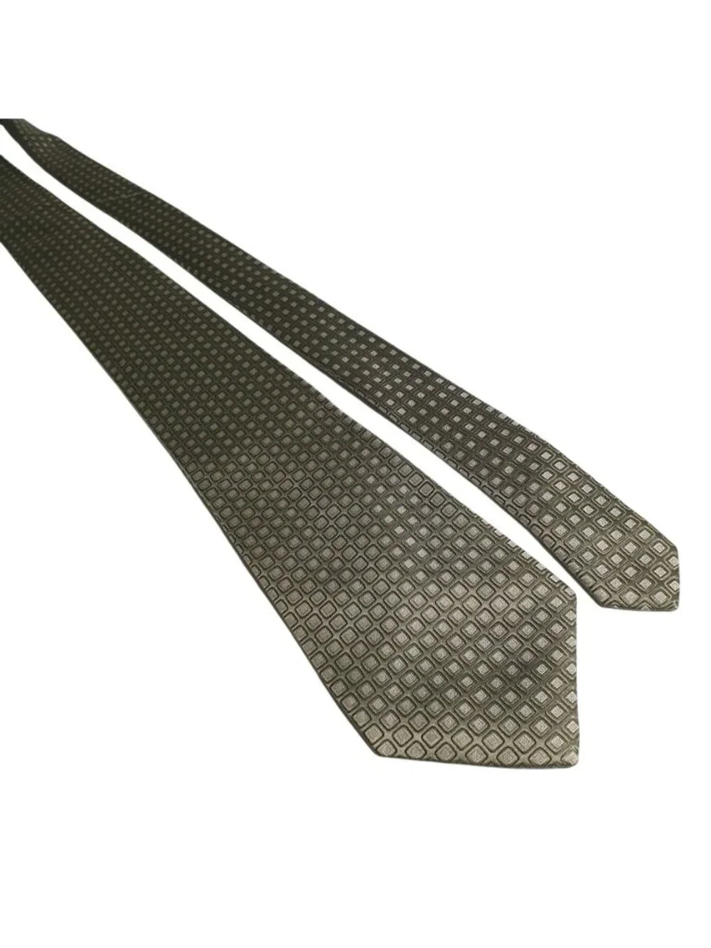 Apt 9 Mens Green Necktie Work Office Wear Silk Fabric Classic Dad Gift